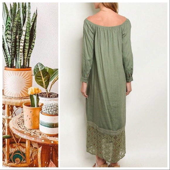 Greta Natural Fibers Flax Lagenlook Maxi - Picture 7 of 8